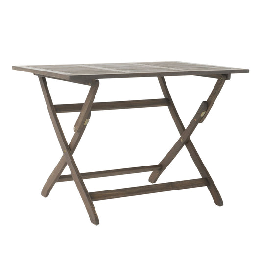 Blissique - Outdoor Foldable Wood Dining Table With Slat Design