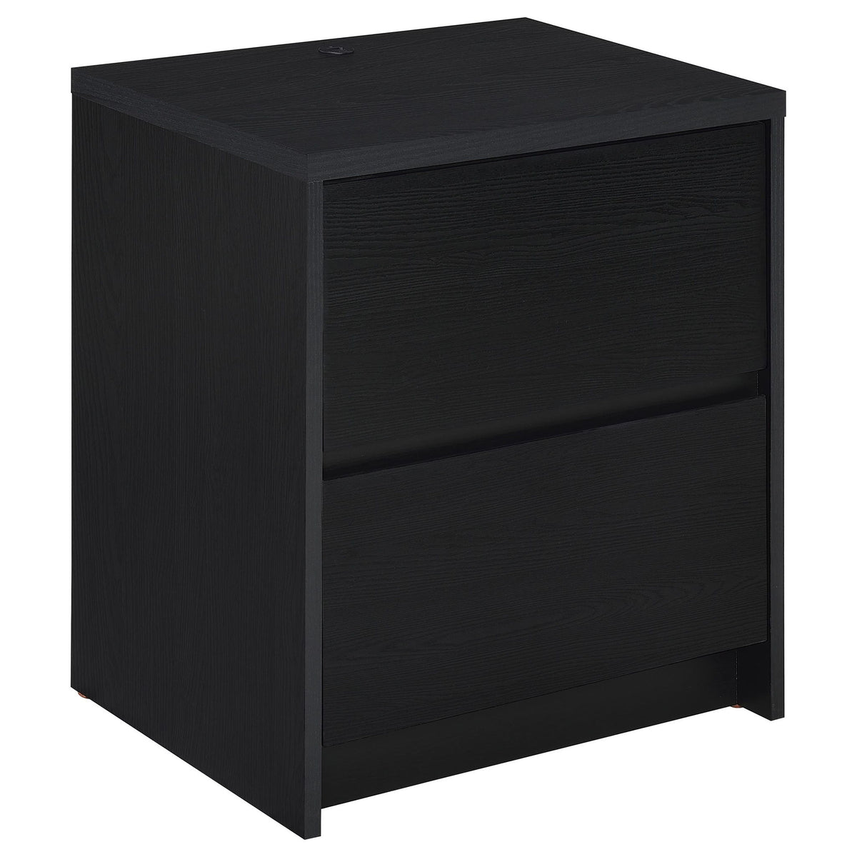 Geary - 2 Drawer Nightstand With LED Lights And USB Charging Ports
