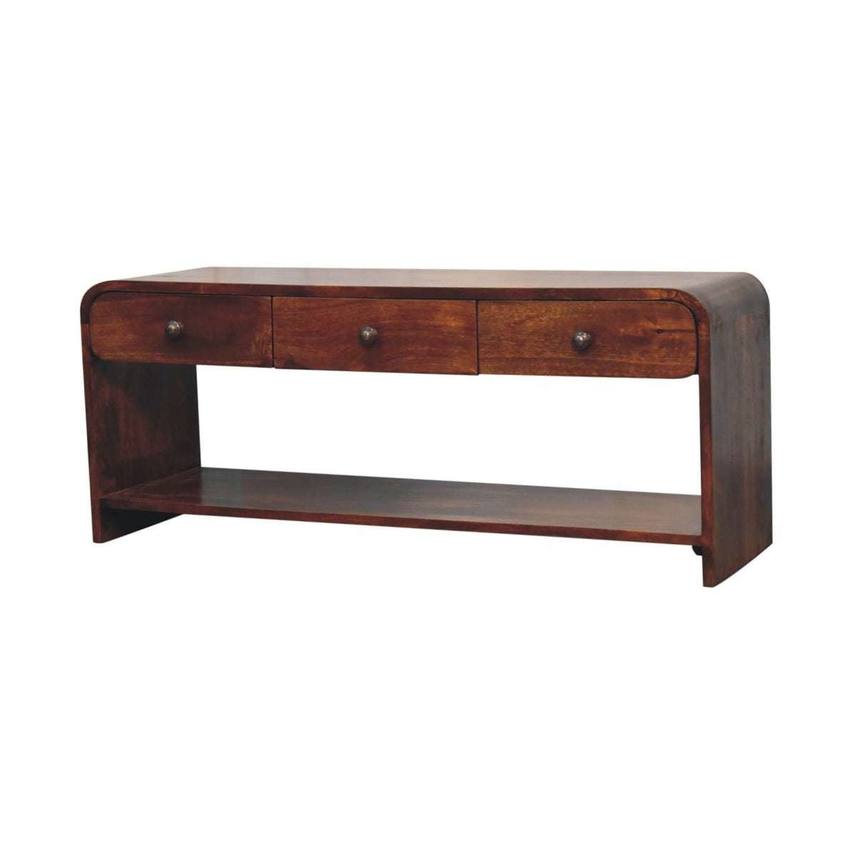 Arvessa - Slim Media Unit - Dark Brown