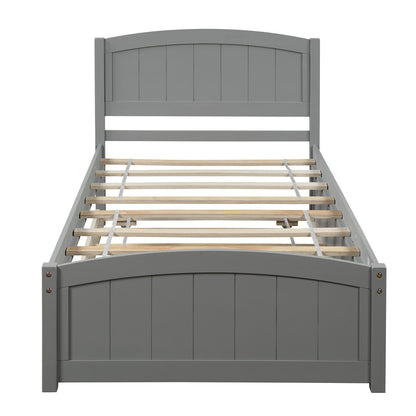 Platform Bed & Headboard, Footboard And Slat Support