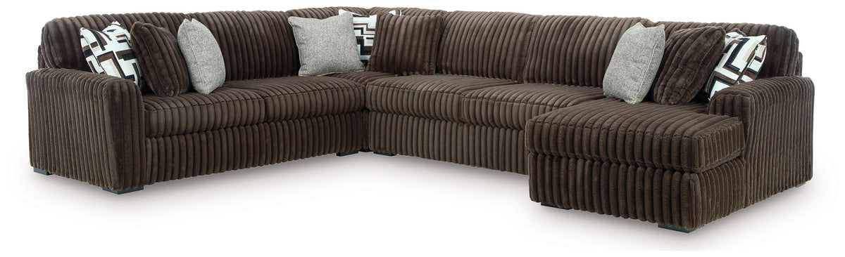 Midnight-Madness - 4 Piece Sectional