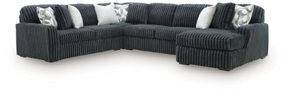 Midnight-Madness - 4 Piece Sectional