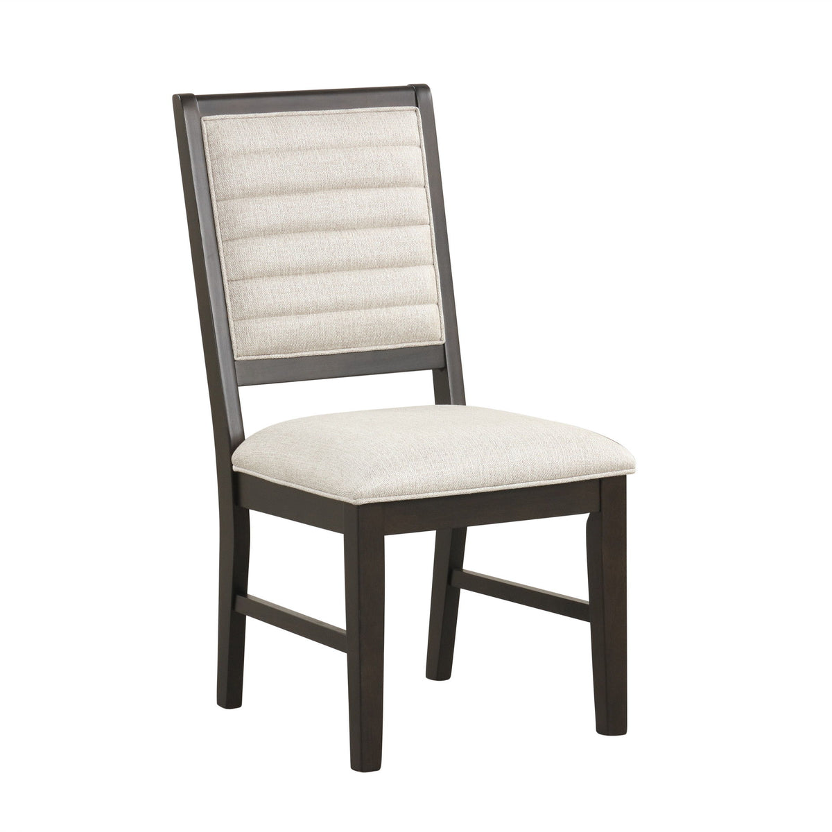 Plateau - Side Chair (Set of 2) - Rustic Espresso / Beige