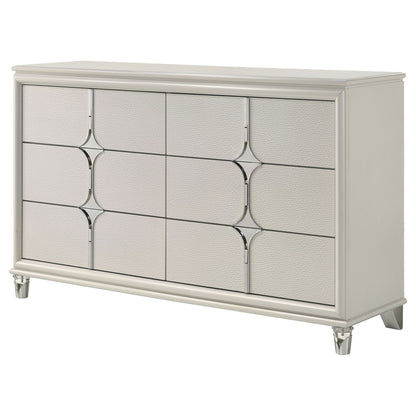 Gwendolyn - 6 Drawer Dresser Cabinet - White