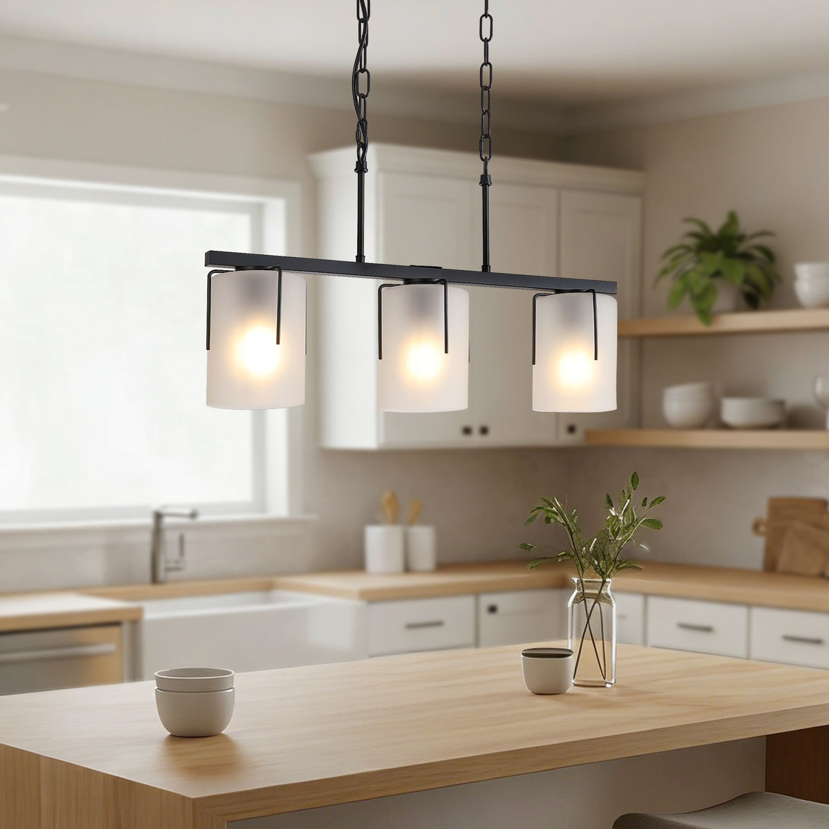 Adjustable Cylindrical Pendant Light