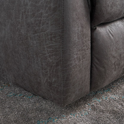 Contemporary Glider Recliner With Swivel Function