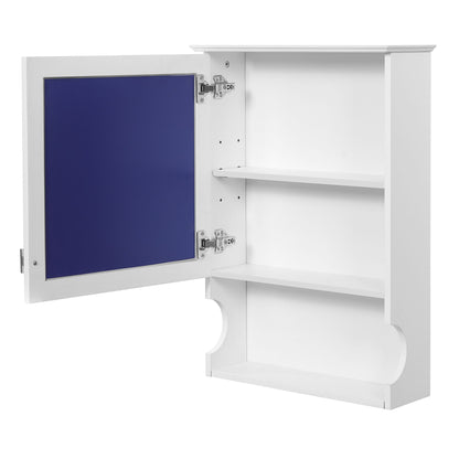 Wall Mounted Bathroom Storage Cabinet With Mirror, Soft Closing Hinges