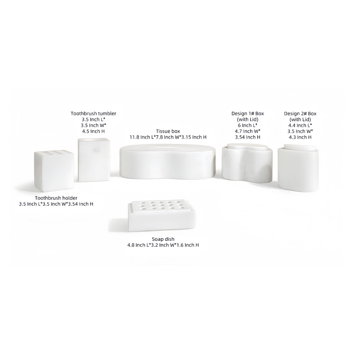 Elegant Bathroom Accessories Set