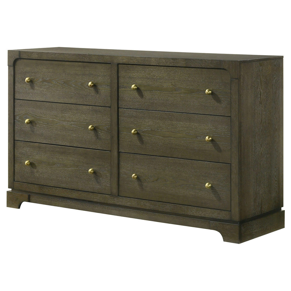 Sundance - 6 Drawer Dresser Cabinet - Dark Brown
