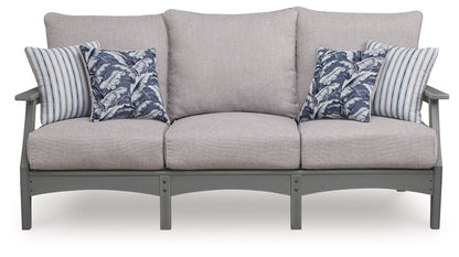 Cove Beach - Sofa With Cushion - Gray