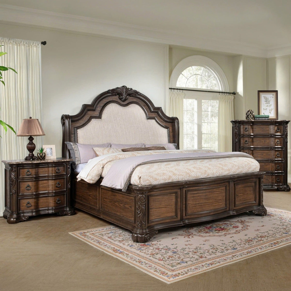 5 Drawer Chest - Brown / Coffee