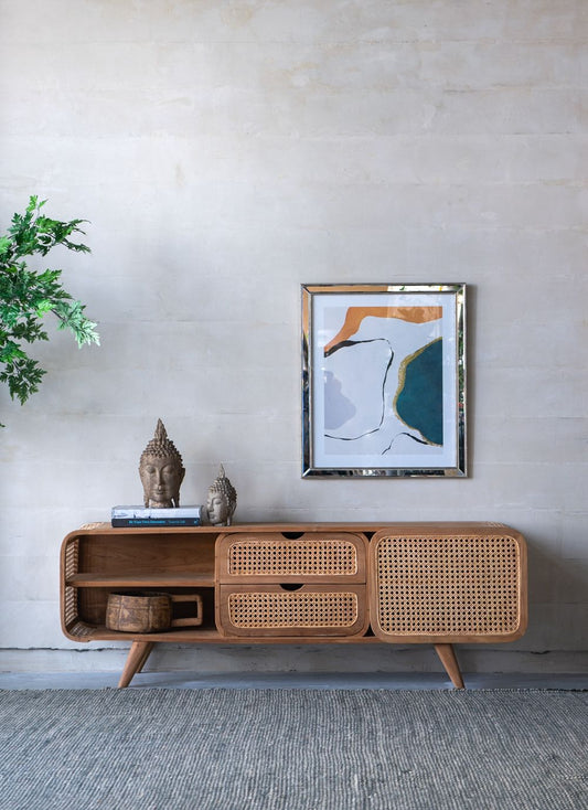 Teak Cabinet - Natural Wood / Brown