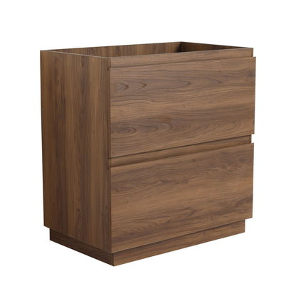 Modern Freestanding Bathroom Vanity Cabinet With Double Drawer