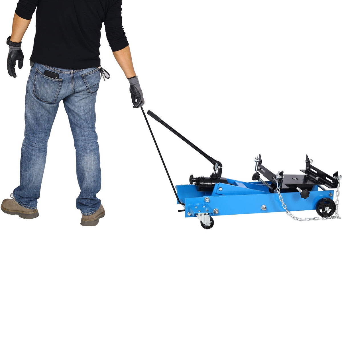 Hydraulic Floor Jack, Low Profile Transmission Service