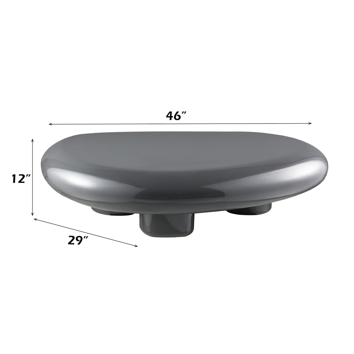 Charlene - Coffee Table - Gray