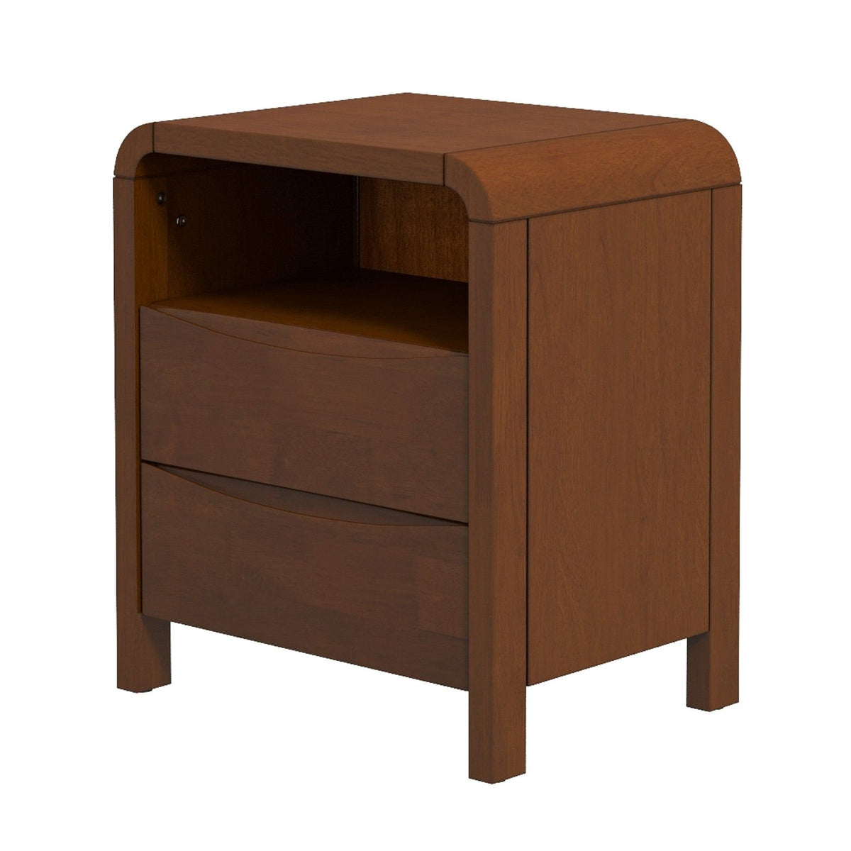 Lionel - Nightstand 2 Drawer - Brown