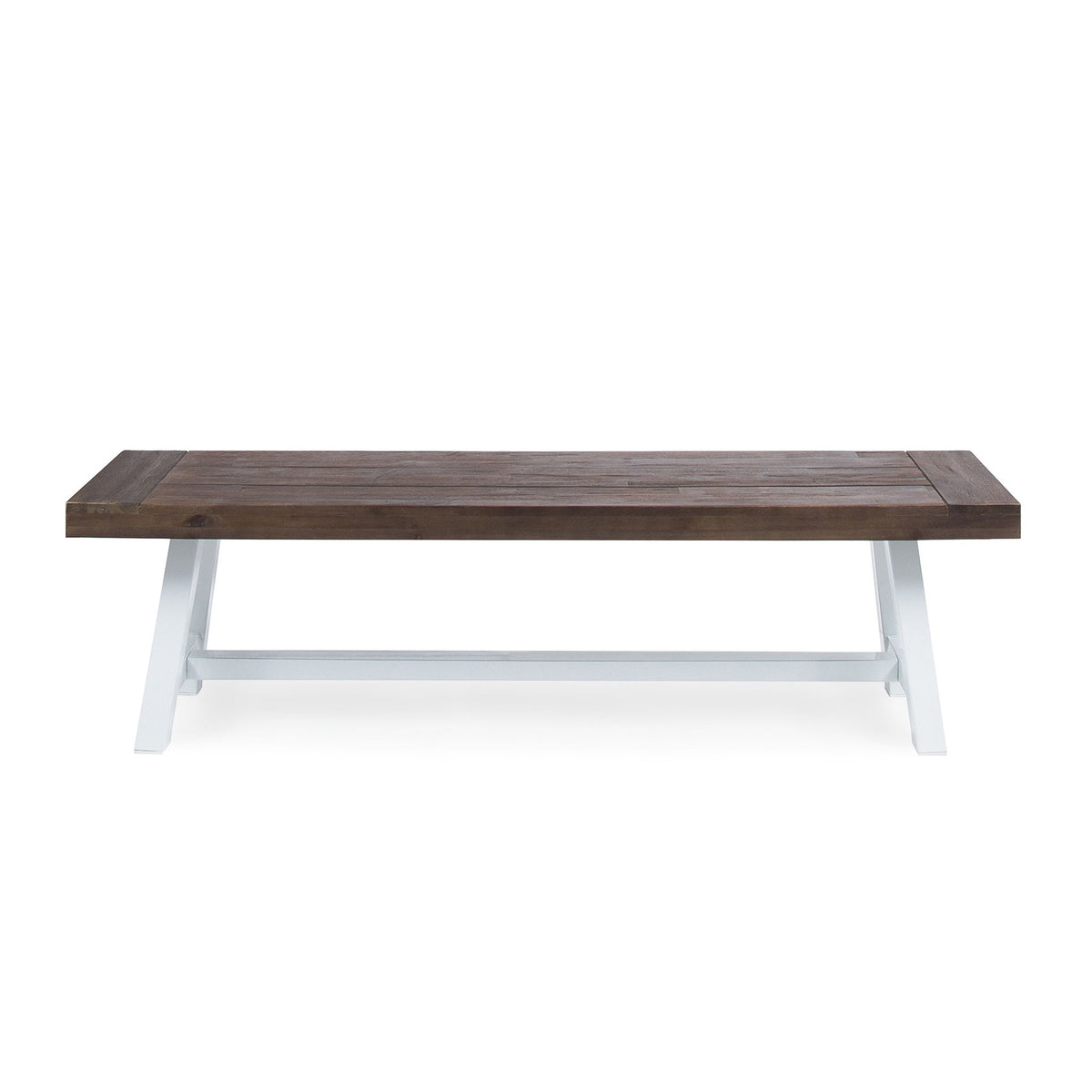 Tranquilizer - Outdoor Acacia Wood Bench With Slat Panel Design