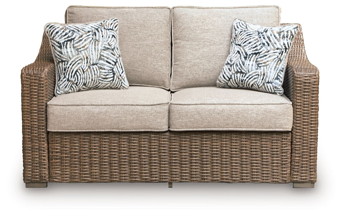 Laguna Heights - Loveseat With Cushion - Beige