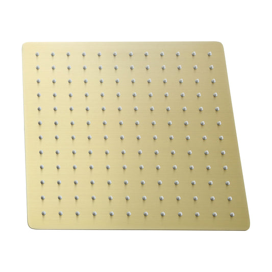 Modern 10" Square Rainfall Shower Head & Stainless Steel Wall Or Ceiling Mount Luxury Spa Shower Panel