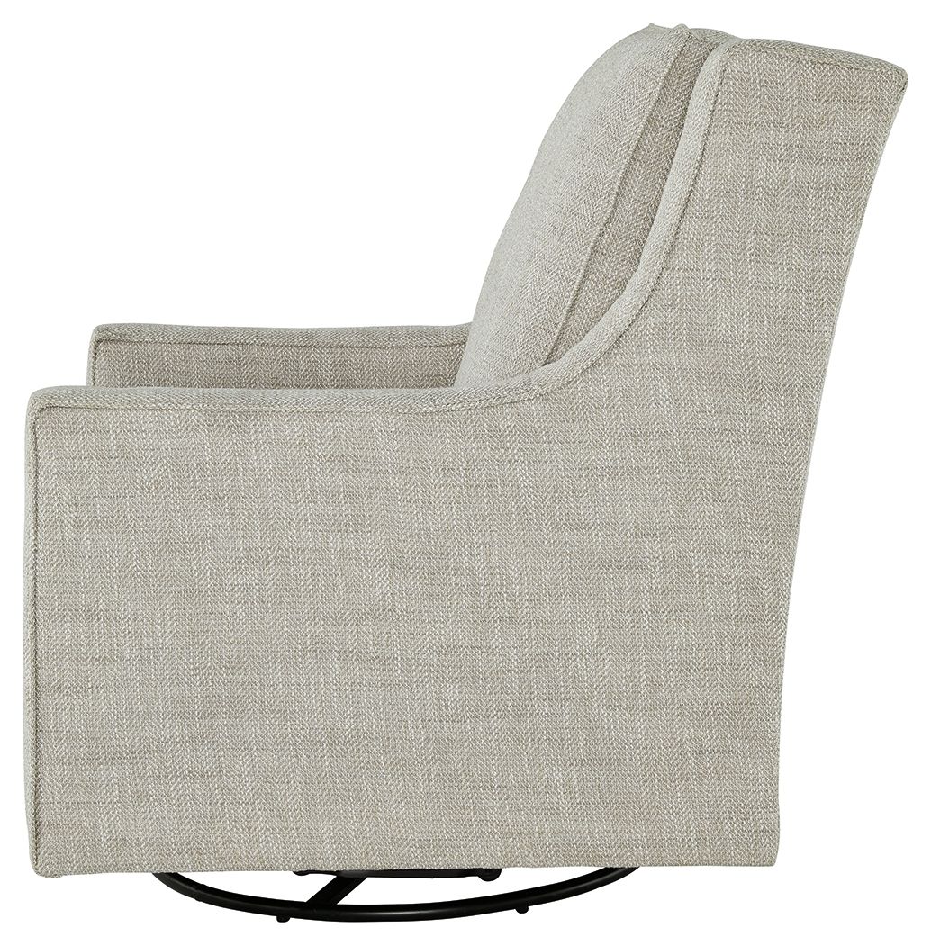 Kambria - Swivel Glider Accent Chair - Fog