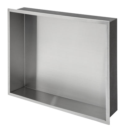 Stainless Steel Shower Niche With Seamless Design For Bathroom Storage