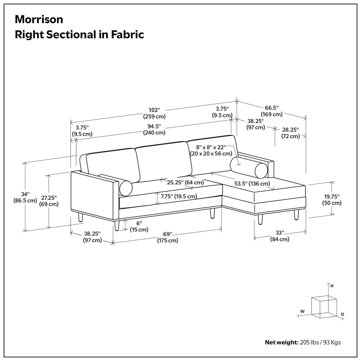 Morrison - Upholstered Sectional Sofa