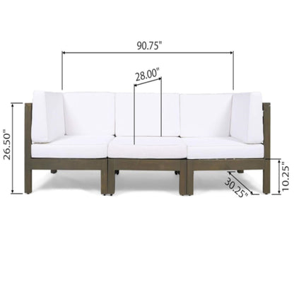 Oana - 3 Piece Sofa Set With Water Resistant Cushions