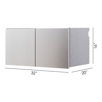 Nova Series - Wall Mounted Garage Cabinet - Dark Gray