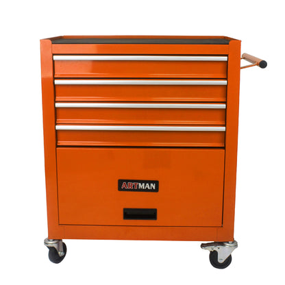 4 Drawers Multifunctional Tool Cart With Wheels