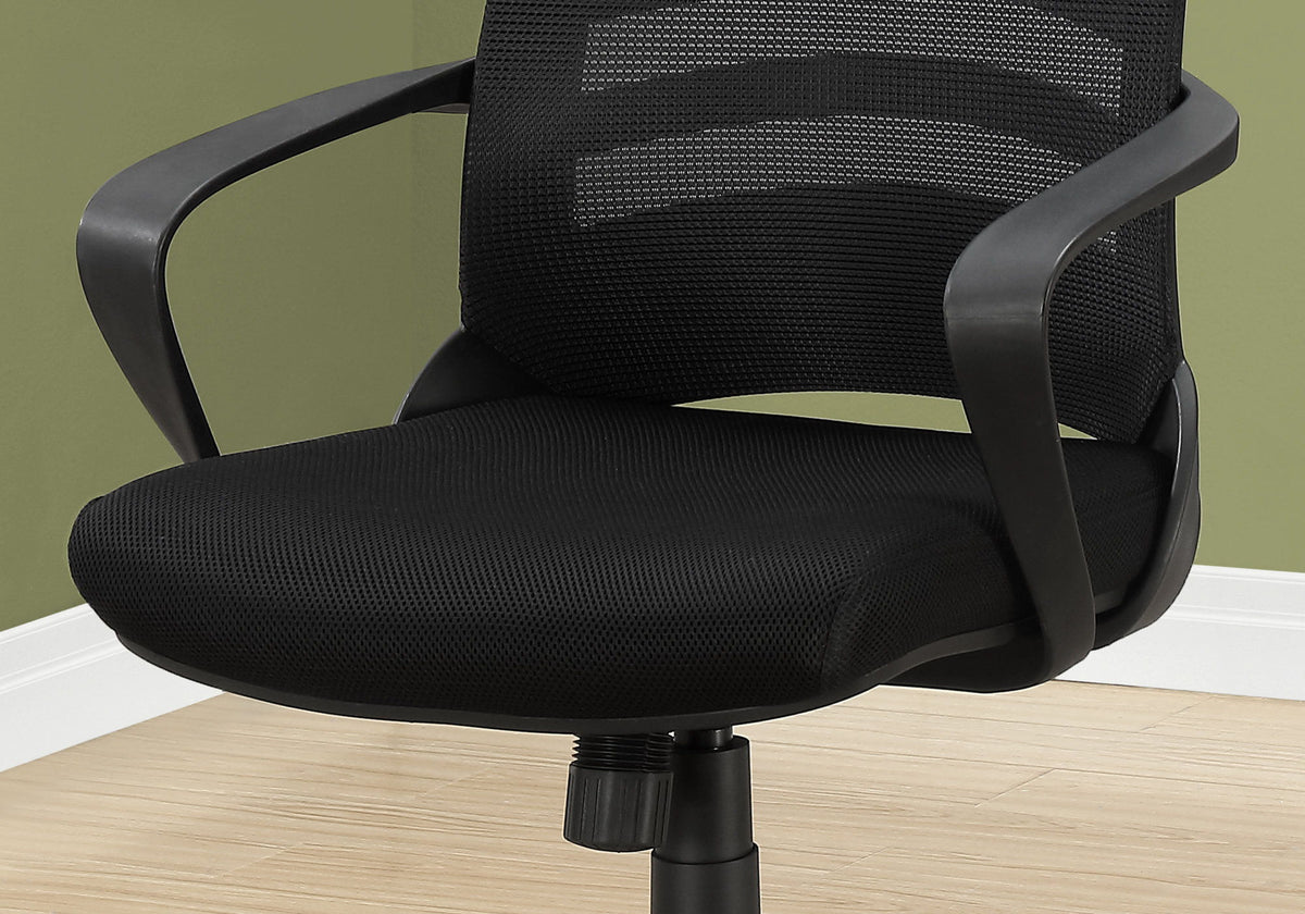 Office Chair, Adjustable Height, Swivel, Ergonomic, Armrests